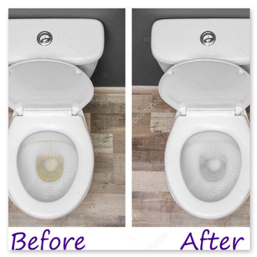 Salle de bain avant et après