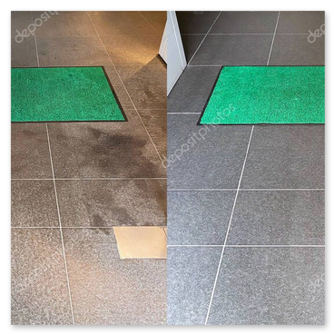 Sol de cuisine: avant terne, après éclatant